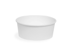 Фото товара: Белый салатник с плоской крышкой OSQ Round Bowl 1000 W (10 шт./упак.)